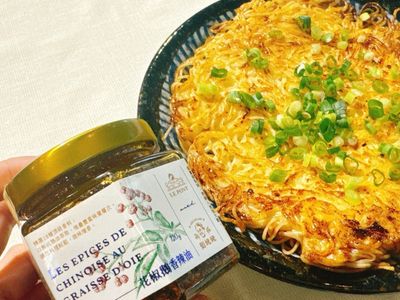 麻鵝香辣麵線煎