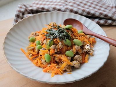 味噌炒紅蘿蔔豬肉