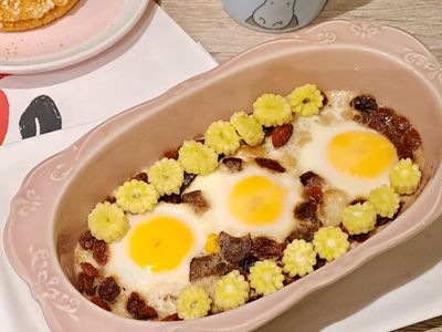 枸杞紅棗醬油蒸蛋