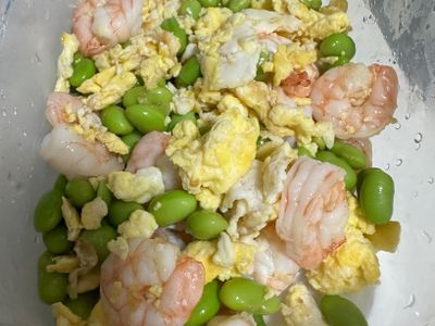 蝦仁毛豆炒蛋