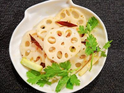 熗拌蓮菜(五辛素)