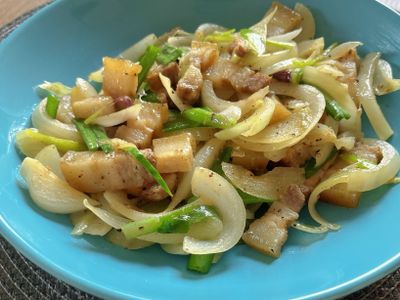 參考食譜 : 下飯神器鹹豬肉 （減鹽回甘版本）