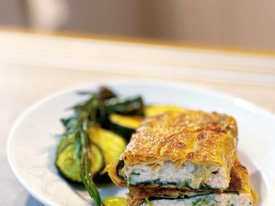 紫蘇香蝦豆腐卷