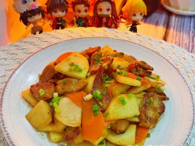 醃大頭菜炒嫩里肌