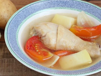 《花旗蔘粉燉雞腿》BLW嬰兒主導離乳食譜