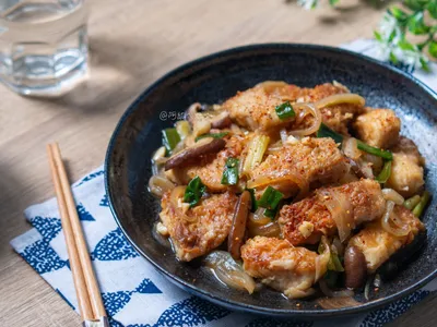 #281 蔥燒鯛魚塊