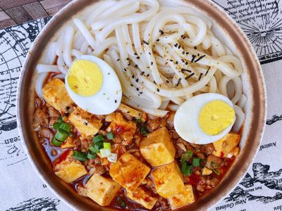 麻婆豆腐拌烏龍