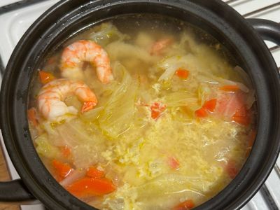 全部煮在一起味增湯