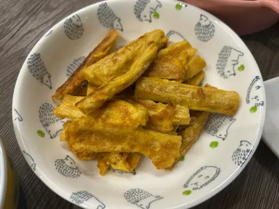蛋煎腐竹