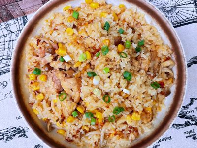 味噌玉米雞肉炊飯