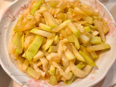 蒜香蠔油炒蒲瓜