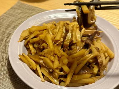 香菇炒筍絲
