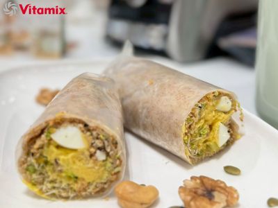 芒果沙拉冰捲｜Vitamix調理機