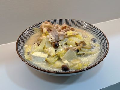 （一鍋搞定）味增豆漿鍋