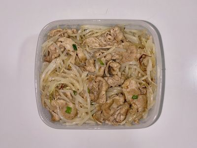 薑汁燒肉炒豆芽【08｜一鍋到底便當菜🍱】