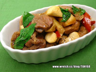 參考食譜 : 三杯茭筍雞《茭白筍3》