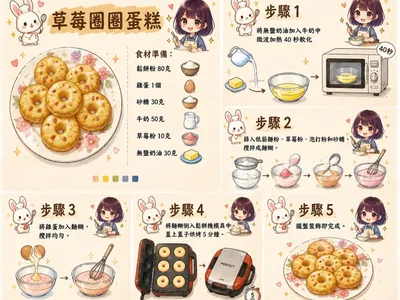 草莓圈圈蛋糕