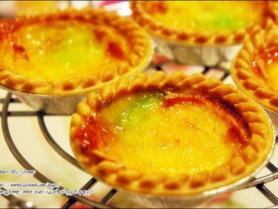 參考食譜 : 彩色棉花糖蛋塔