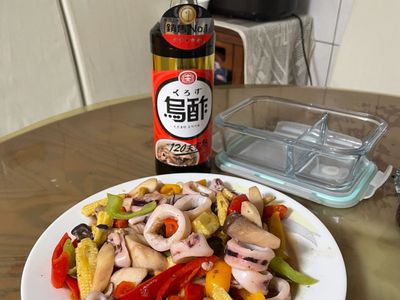 十全烏醋香炒透抽時蔬