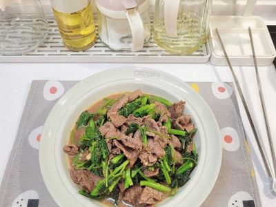 沙茶牛肉芥蘭