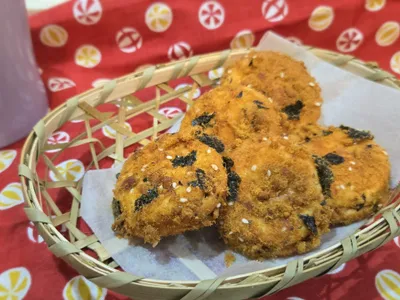 肉鬆小貝蛋糕