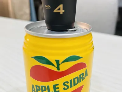 蘋果西打漸層咖啡