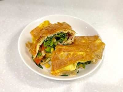 低醣豆皮蛋餅