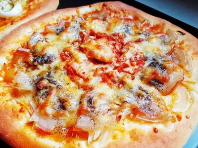 韓式泡菜豬五花比薩