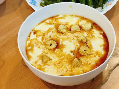 豆腐蒸蛋