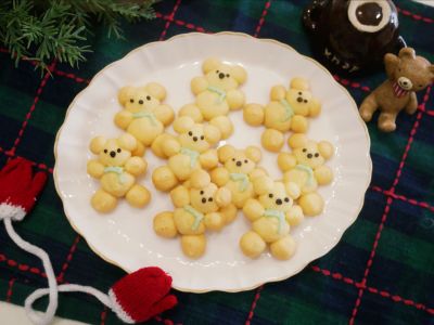 簡單做「小熊曲奇」奶香酥脆！！