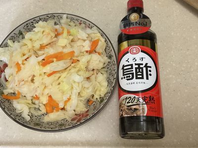 十全烏醋炒高麗菜