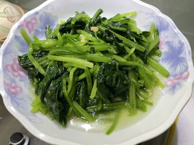 無油煙偽炒波菜