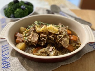 威士忌蘋果燉肋排