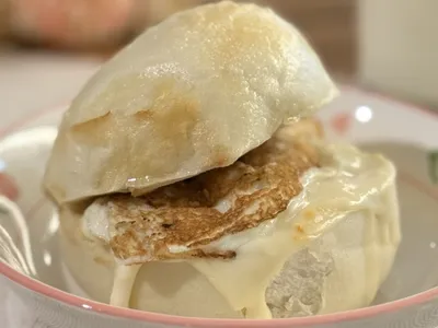 氣炸鍋版豆腐乳起司蛋饅頭（可改良兒童版）