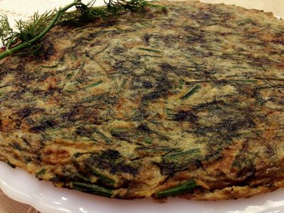 參考食譜 : 茴香煎蛋(烘蛋)