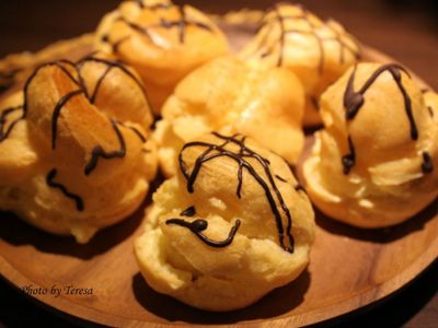 參考食譜 : 冰涼小泡芙【味蕾周記】