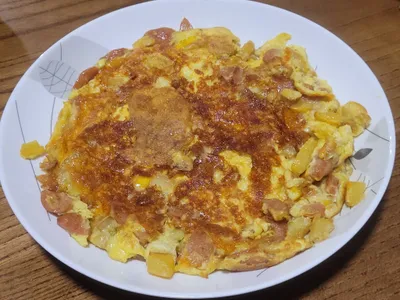脆腸櫛瓜起司蛋