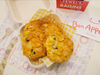 不難的「葡萄乾玉米片餅乾」迷人酥脆奶香♡