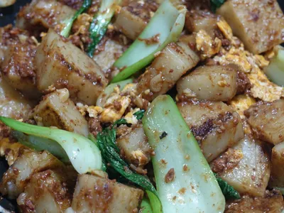 肉醬炒蘿蔔糕