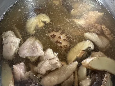 簡易香菇雞湯