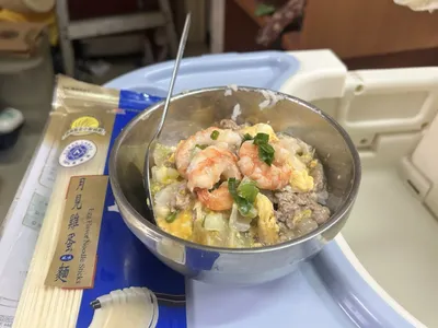 滑蛋蝦仁繪麵