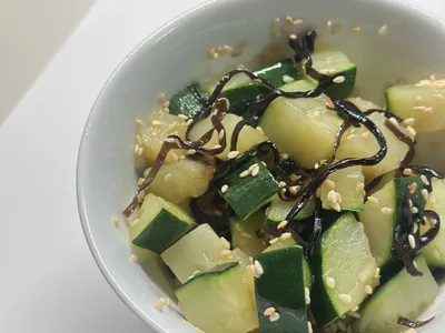 涼拌鹽昆布櫛瓜小菜