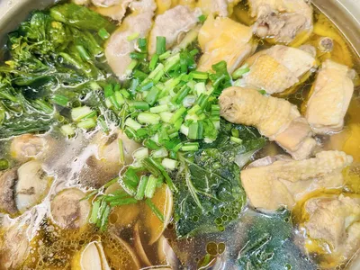 日式雞腿青菜鍋（懶人版）