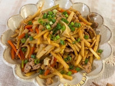家常料理｜竹筍炒肉絲
