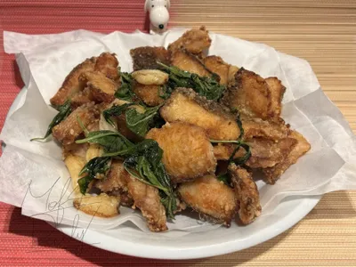 零廚藝系列：塔香椒鹽香酥魚片