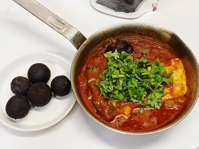 瓜地馬拉黑萊姆燉鱸魚