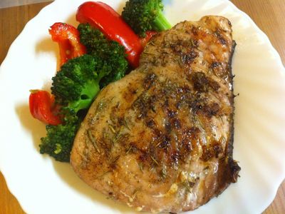 參考食譜 : 迷迭香烤豬排