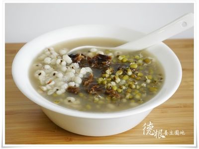 參考食譜 : 綠豆薏仁養生湯