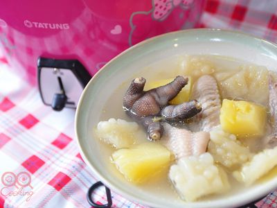 參考食譜 : 【我與大同電鍋的美味】鳳梨苦瓜燉雞