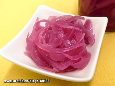 參考食譜 : (^o^) 紫洋蔥 <涼夏泡菜6>